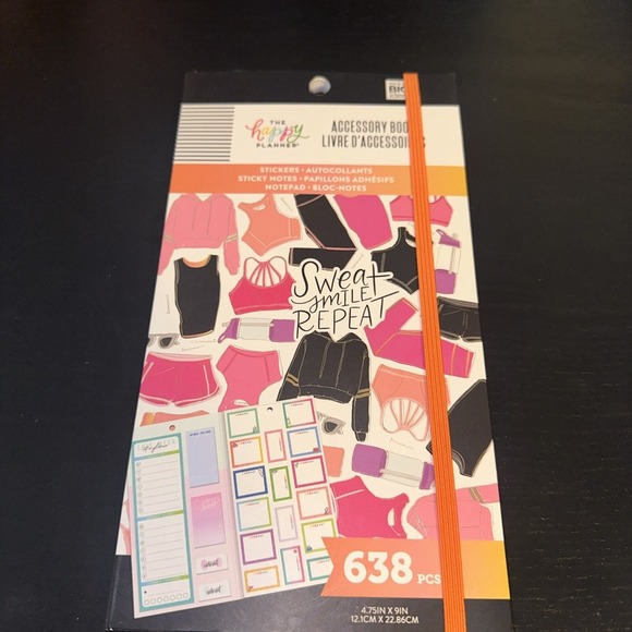 Me & My Big Ideas - The Happy Planner Self-Care Workout Fitness Stickers 638 PCS - Picture 1 of 6